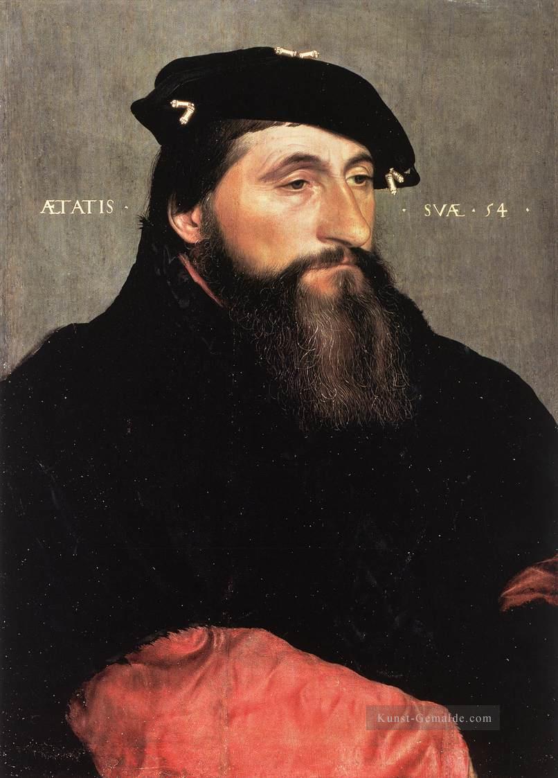 Porträt von Herzog Anton der Gute von Lothringen Renaissance Hans Holbein der Jüngere Ölgemälde